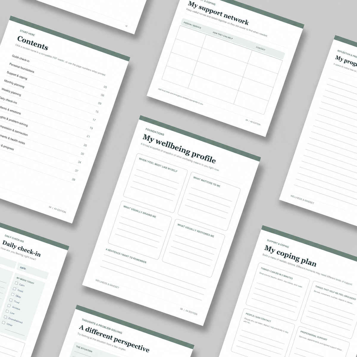 The Digital Mental Health Planner