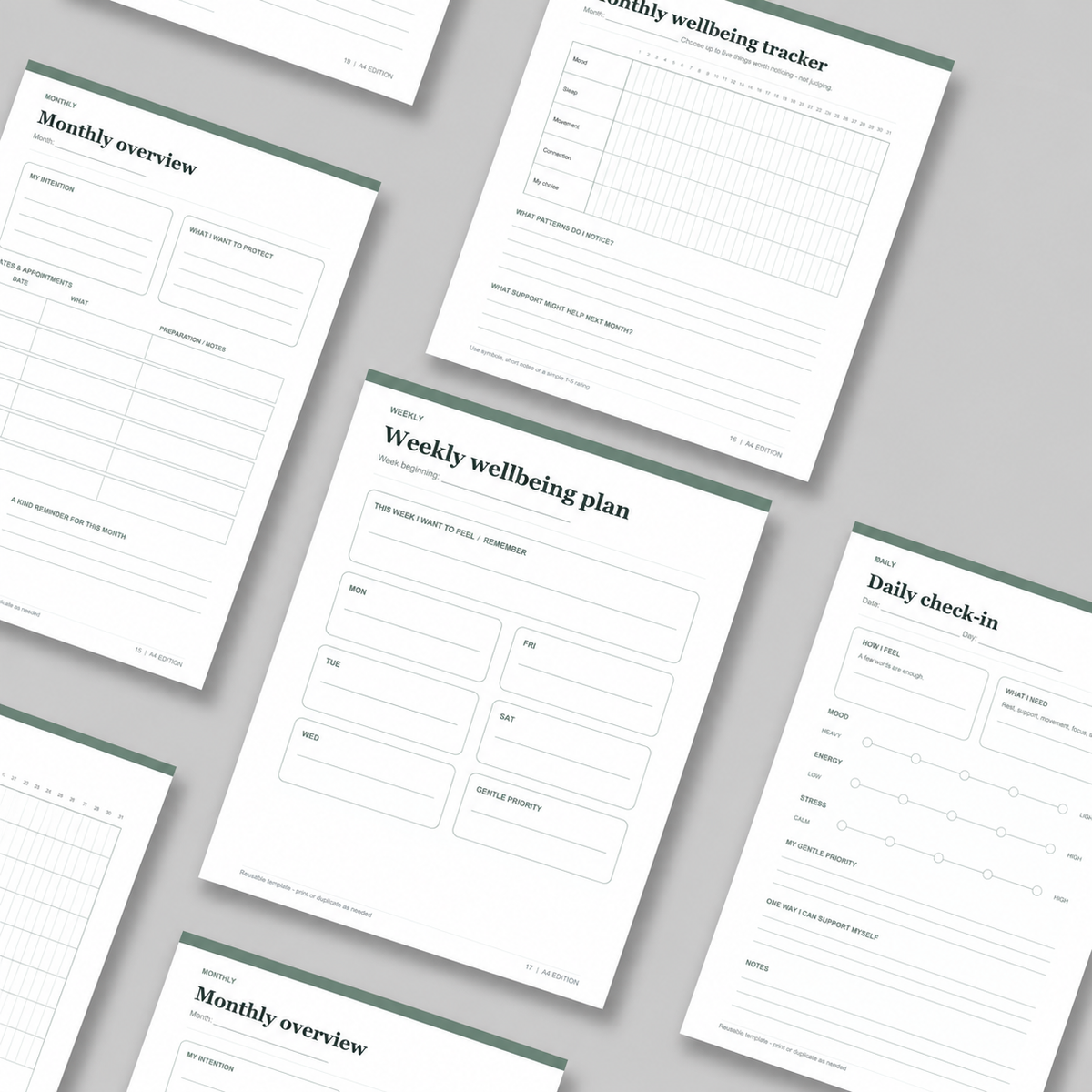 The Digital Mental Health Planner